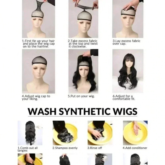 26 Inch Balayage Blonde Wavy Wig Natural look for daily use - Picture 5 of 5